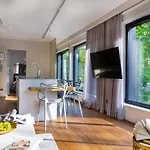 Modern View Of Planty Park Apartment Krakow