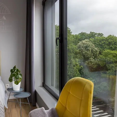 Modern View Of Planty Park By Fragola Apartment Krakow