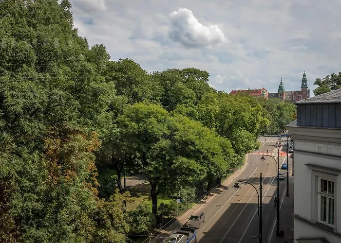 Modern View Of Planty Park * クラクフ