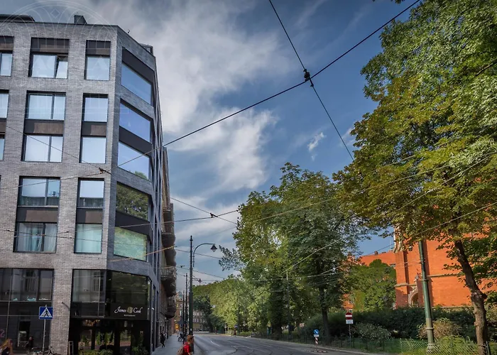 Modern View Of Planty Park アパート クラクフ